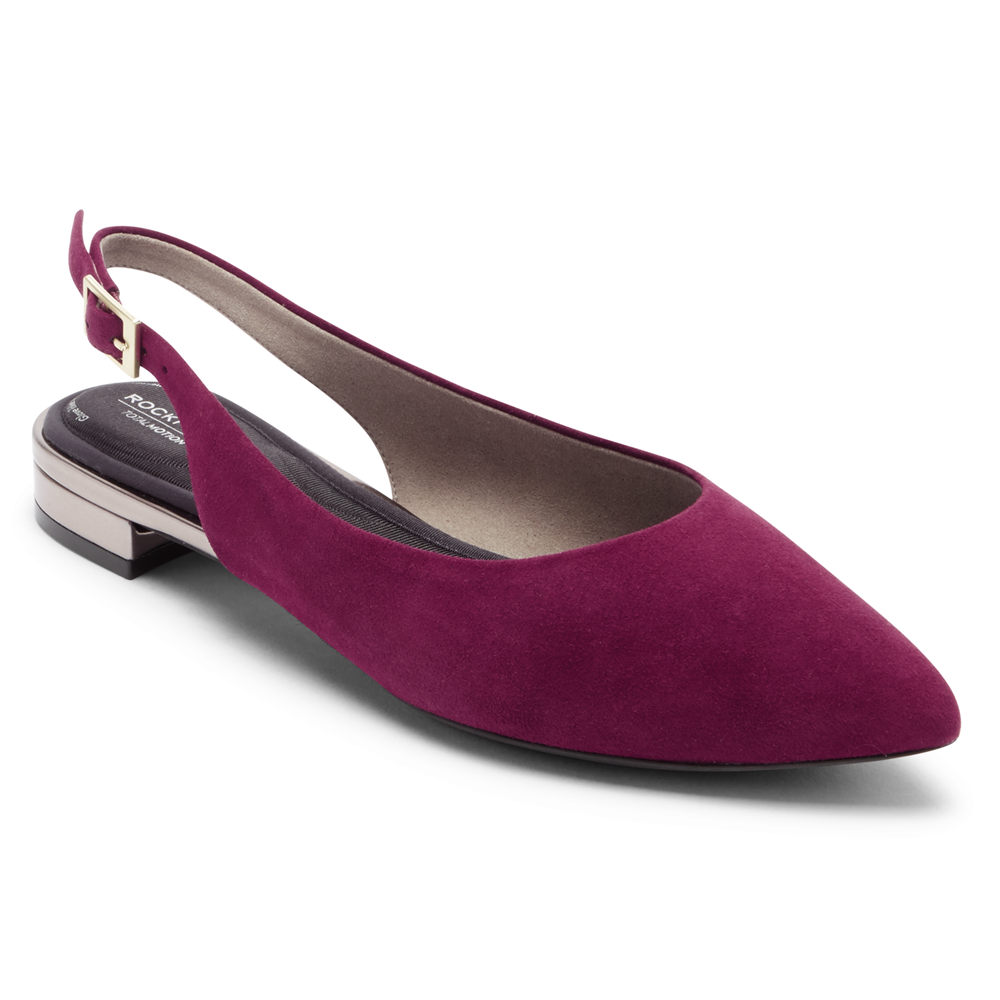 Slingback Rockport Mujer Mexico - Total Motion Adelyn Rosas - ZNQLA6237